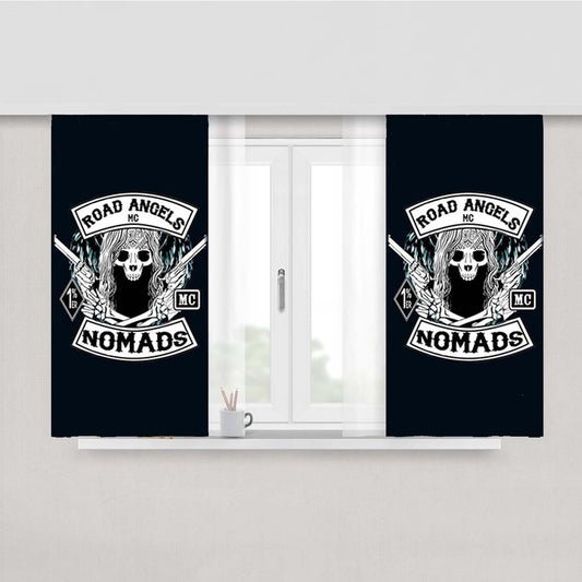 Road Angels Nomads Peach Skin Window Curtains