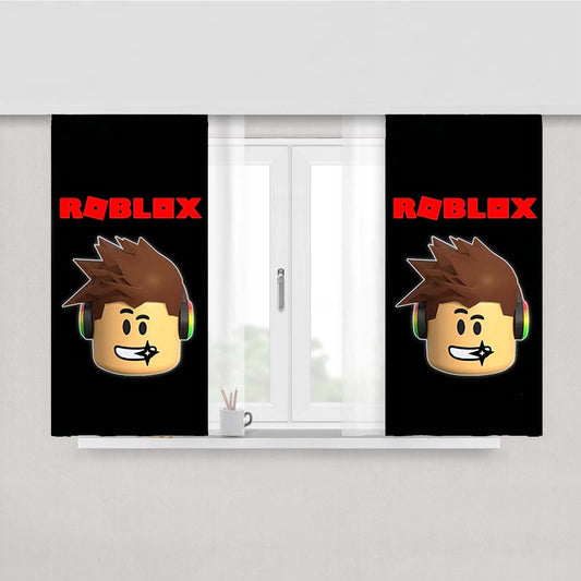 Roblox Game Icon Peach Skin Window Curtains