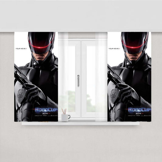 Robocop Peach Skin Window Curtains