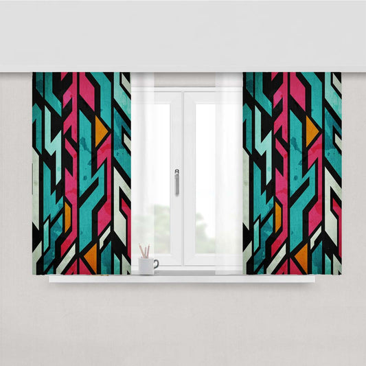 Robots Lacosta Peach Skin Window Curtains