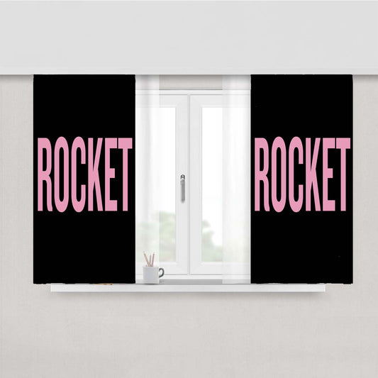 Rocket Peach Skin Window Curtains