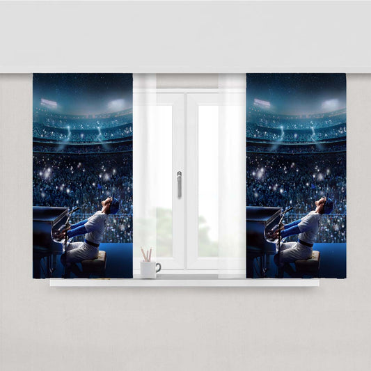 Rocketman Po Peach Skin Window Curtains