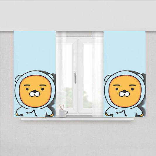 Ryan Said Let'S Jogging Peach Skin Window Curtains