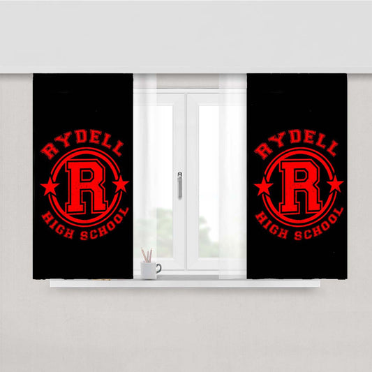 Rydell High School Grease Musical Movie 50S 70S John Travolta Peach Skin Window Curtains