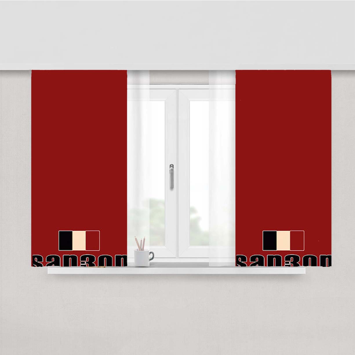Sanbon Pro Apparel Peach Skin Window Curtains