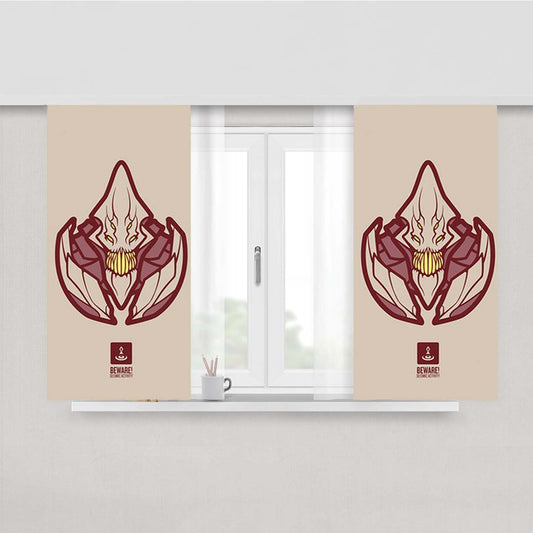 Sand King Minimal Peach Skin Window Curtains