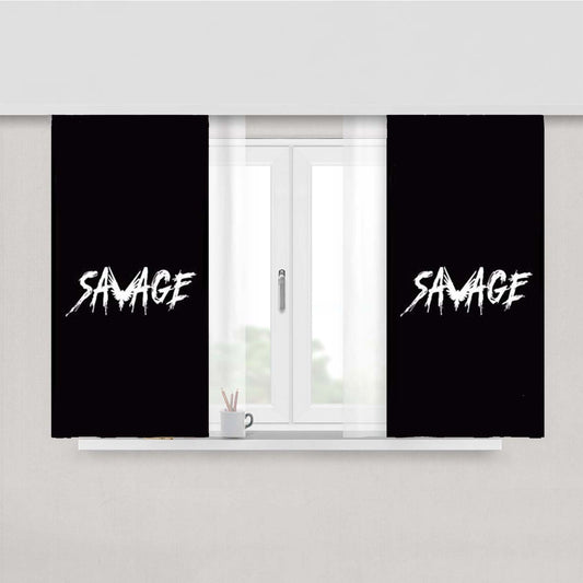 Savage Peach Skin Window Curtains