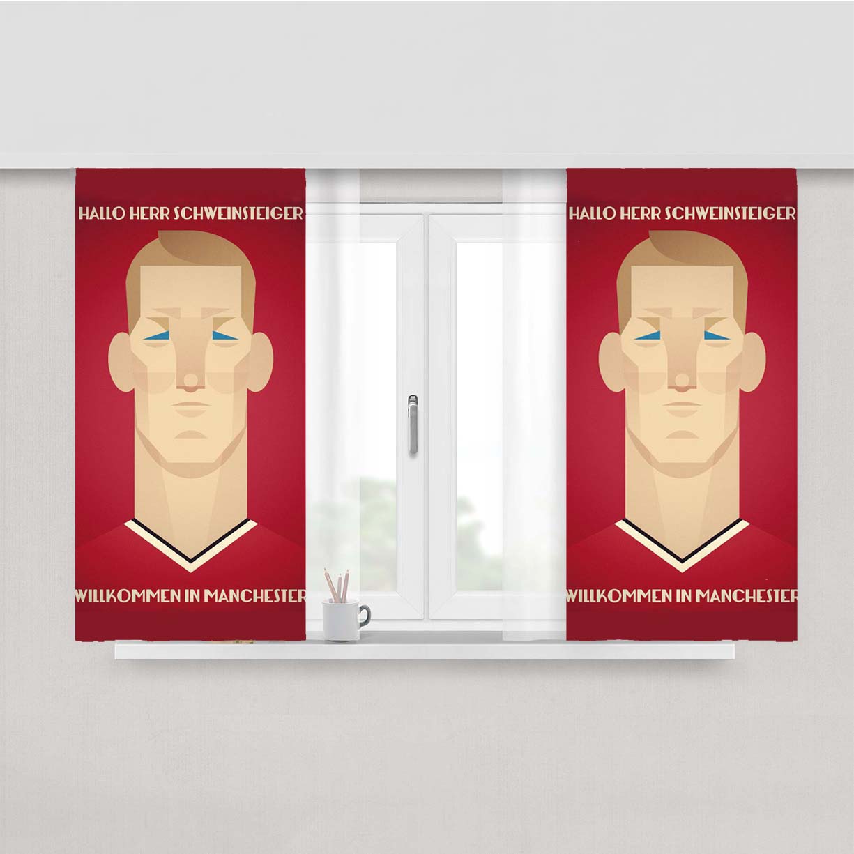 Schweinsteiger Peach Skin Window Curtains