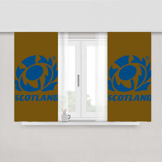 Scotland Gold Peach Skin Window Curtains