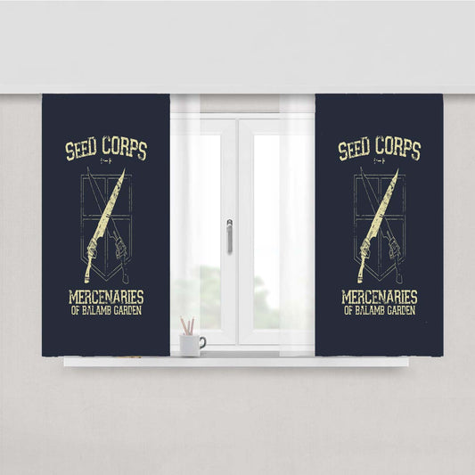 Seed Corps Peach Skin Window Curtains