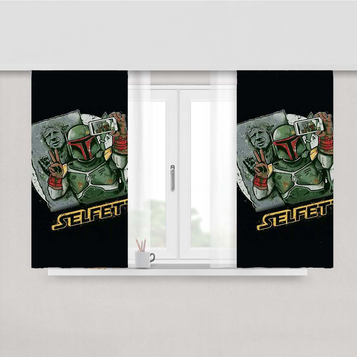 Selfett Peach Skin Window Curtains