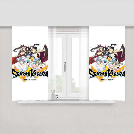 Senran Kagura Estival Versus Peach Skin Window Curtains