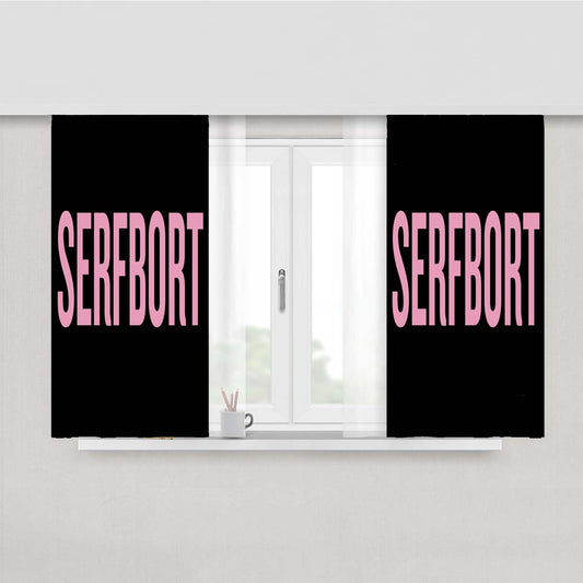 Serfbort Peach Skin Window Curtains