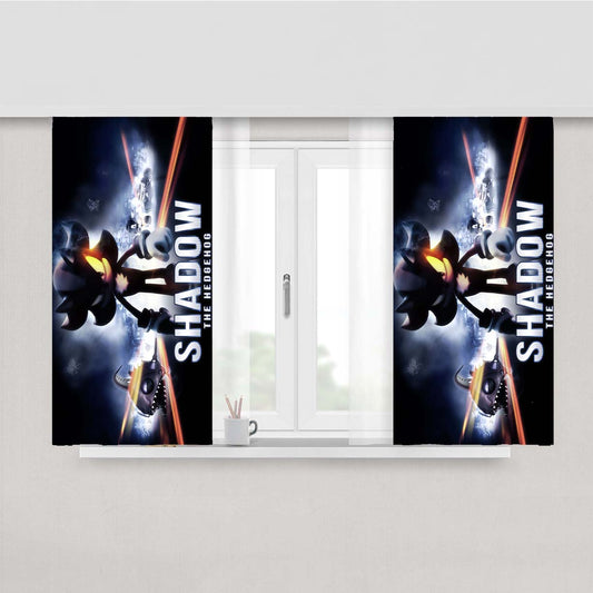 Shadow The Hedgehog Battle F Peach Skin Window Curtains
