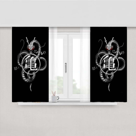 Shenlong Dragonball Z Dragon Peach Skin Window Curtains