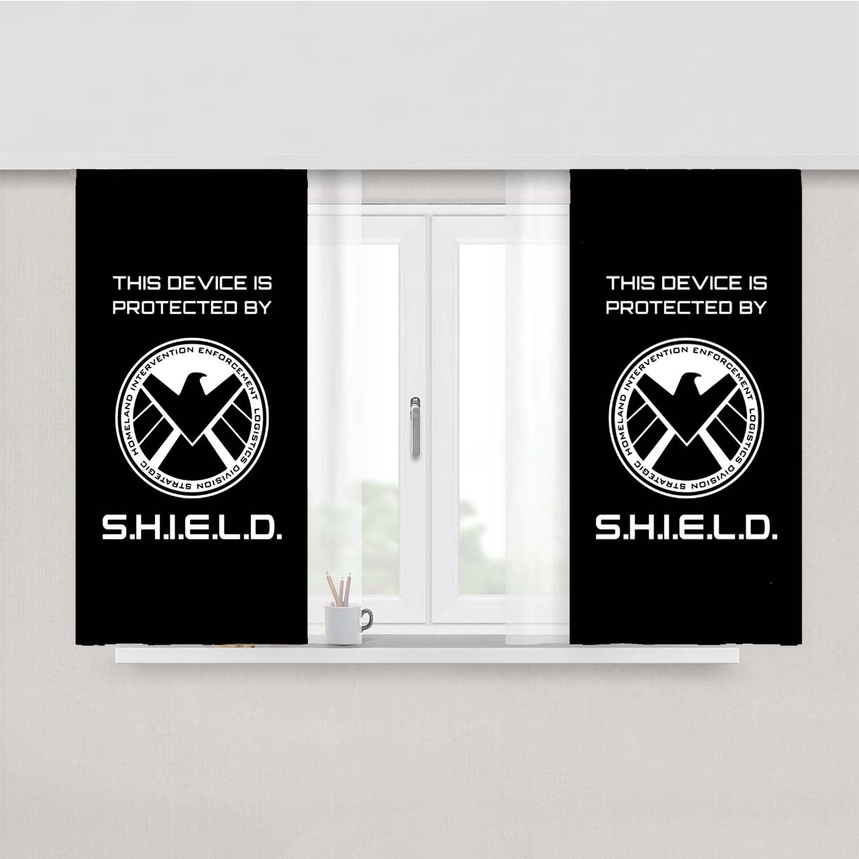 Shield Phone Peach Skin Window Curtains