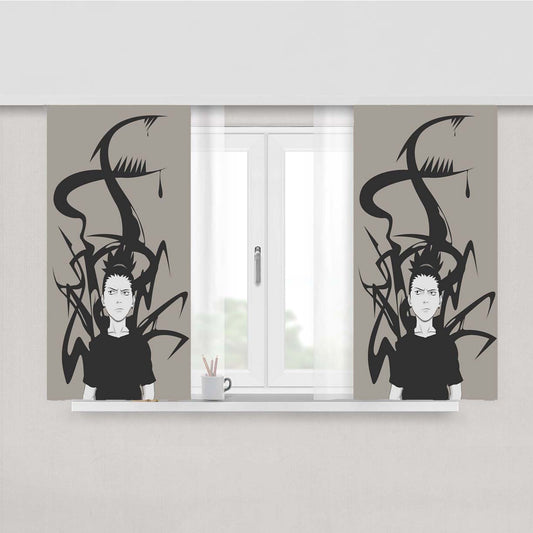 Shikamaru Peach Skin Window Curtains