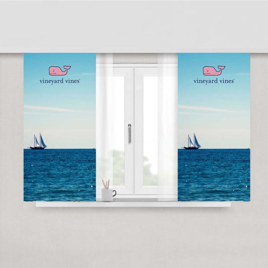 Ship Vineyard Vines Peach Skin Window Curtains