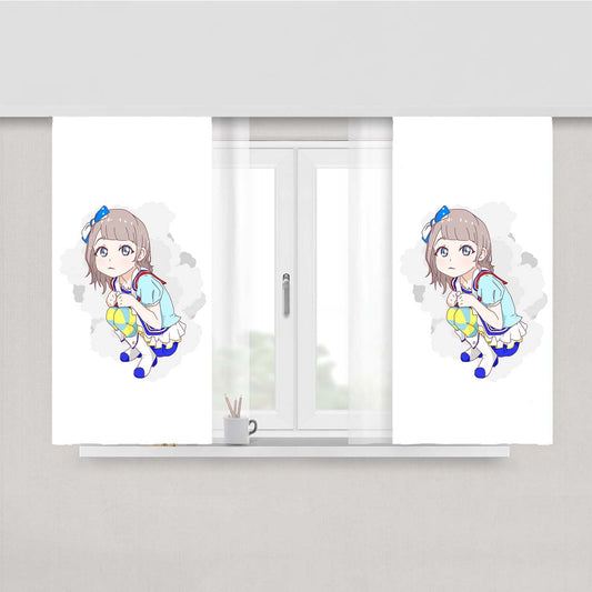 Shuka Saito Love Live Peach Skin Window Curtains