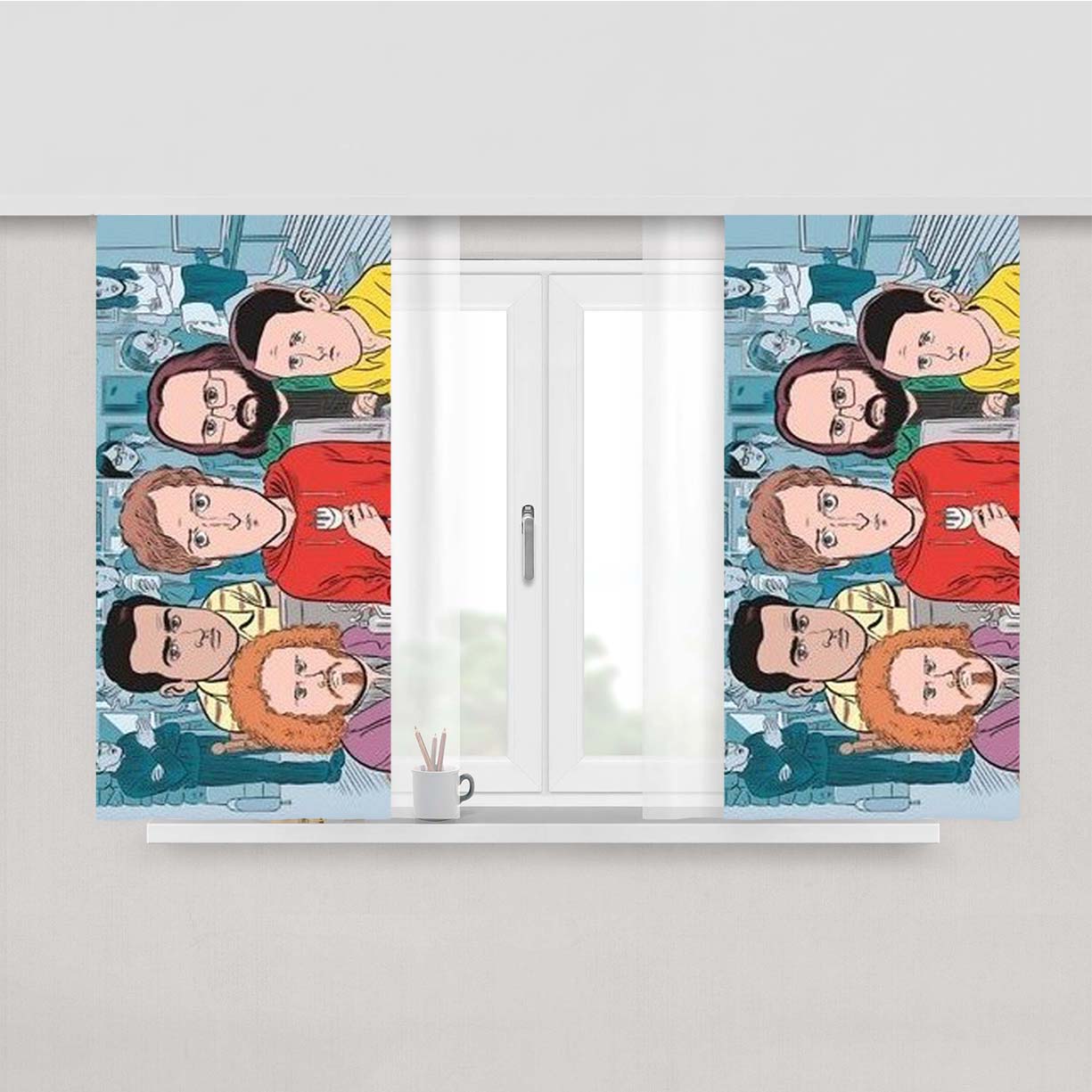 Silicon Valley Peach Skin Window Curtains