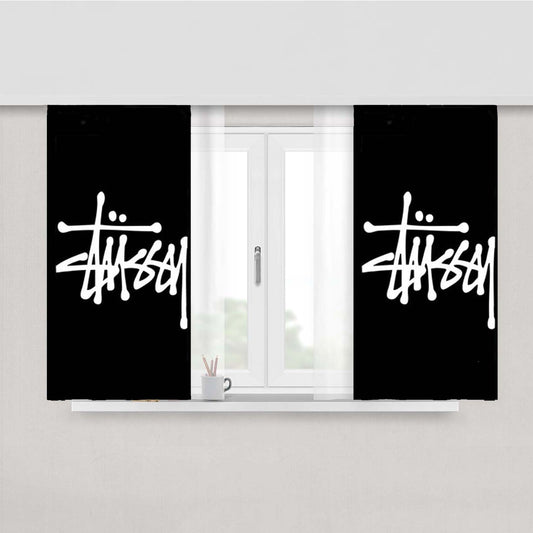 Simple Design Stussy Peach Skin Window Curtains