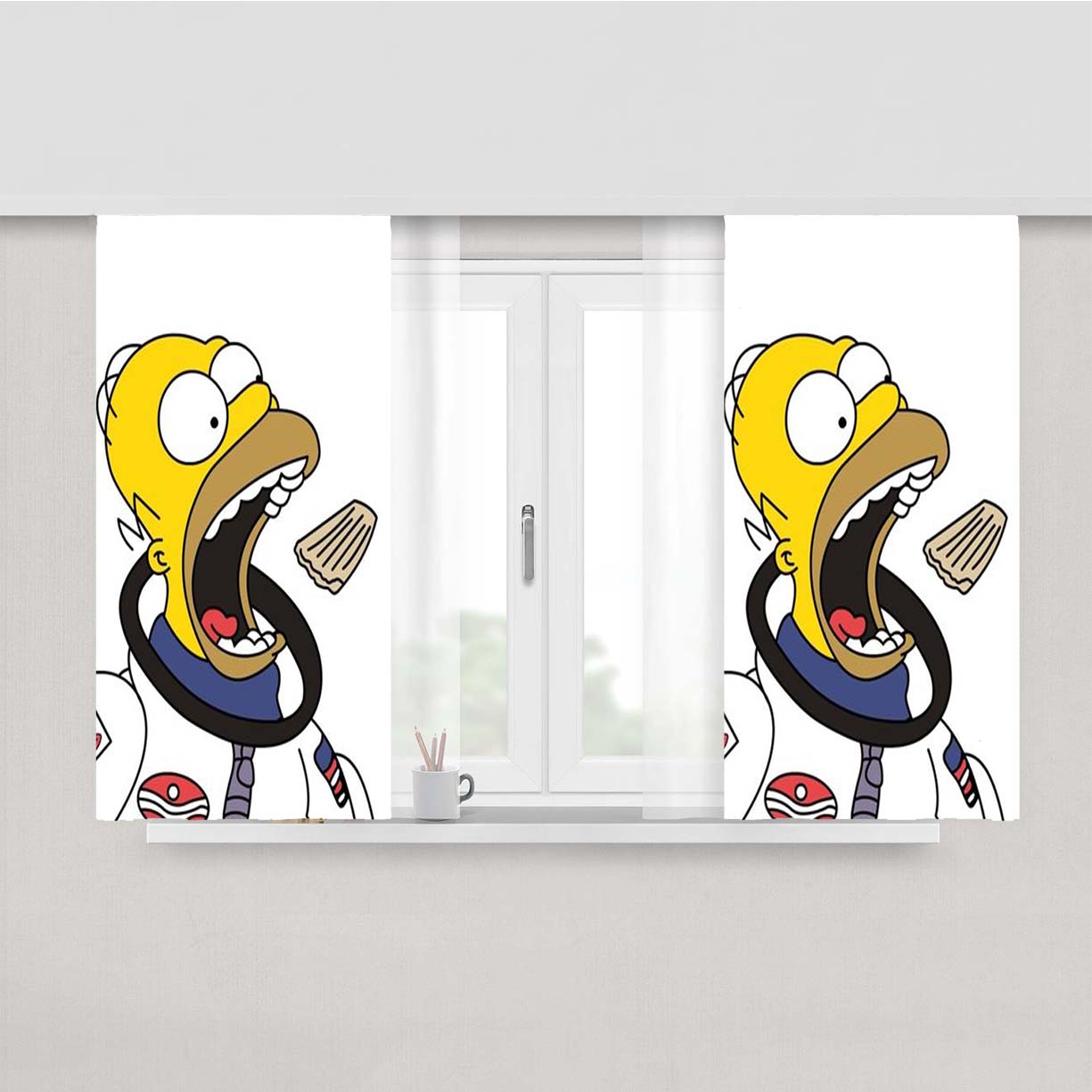 Simpson Eaten Peach Skin Window Curtains