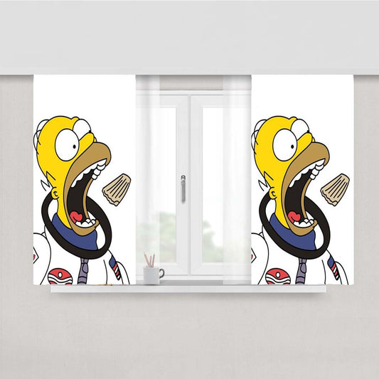 Simpson Eaten Peach Skin Window Curtains
