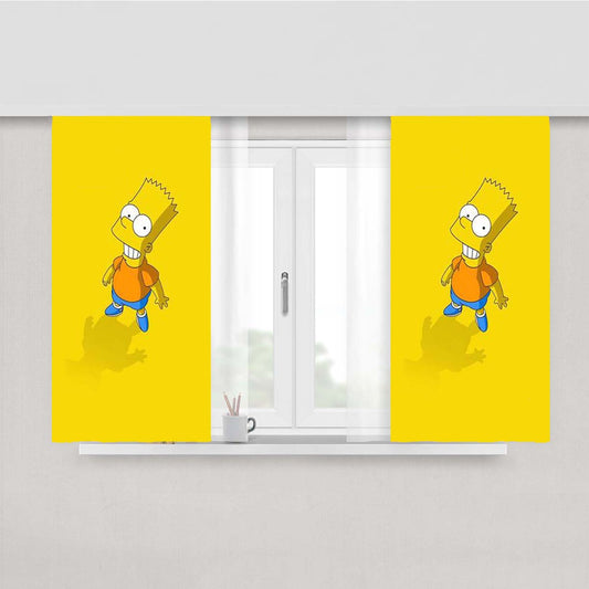 Simpsons Peach Skin Window Curtains