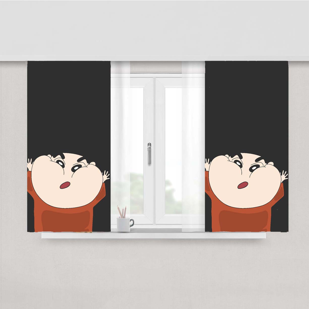 Sin Chan Mi Peach Skin Window Curtains