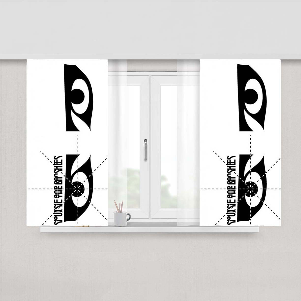 Siouxsie And The Banshees Peach Skin Window Curtains