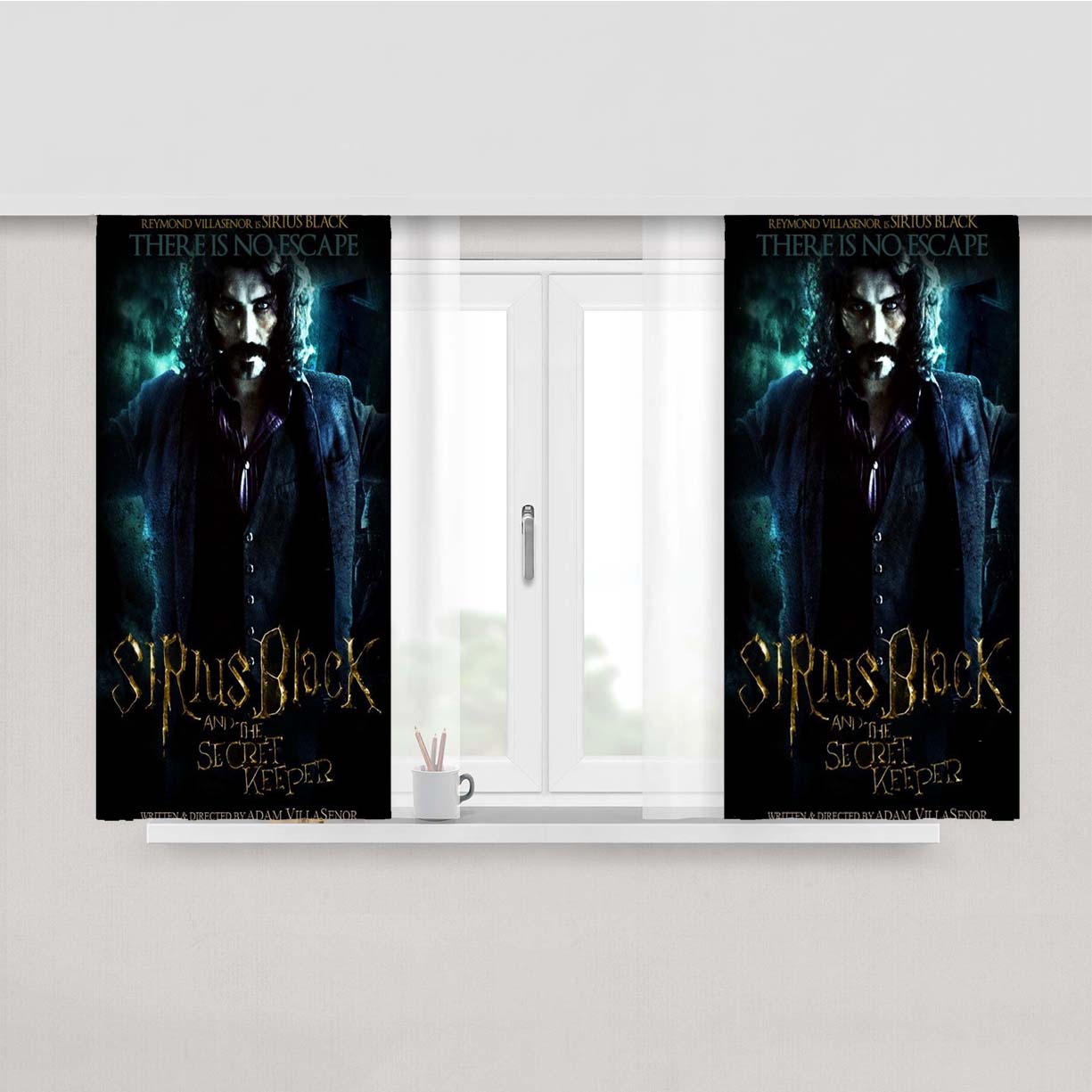 Sirius Black And The Secret Keeper Peach Skin Window Curtains