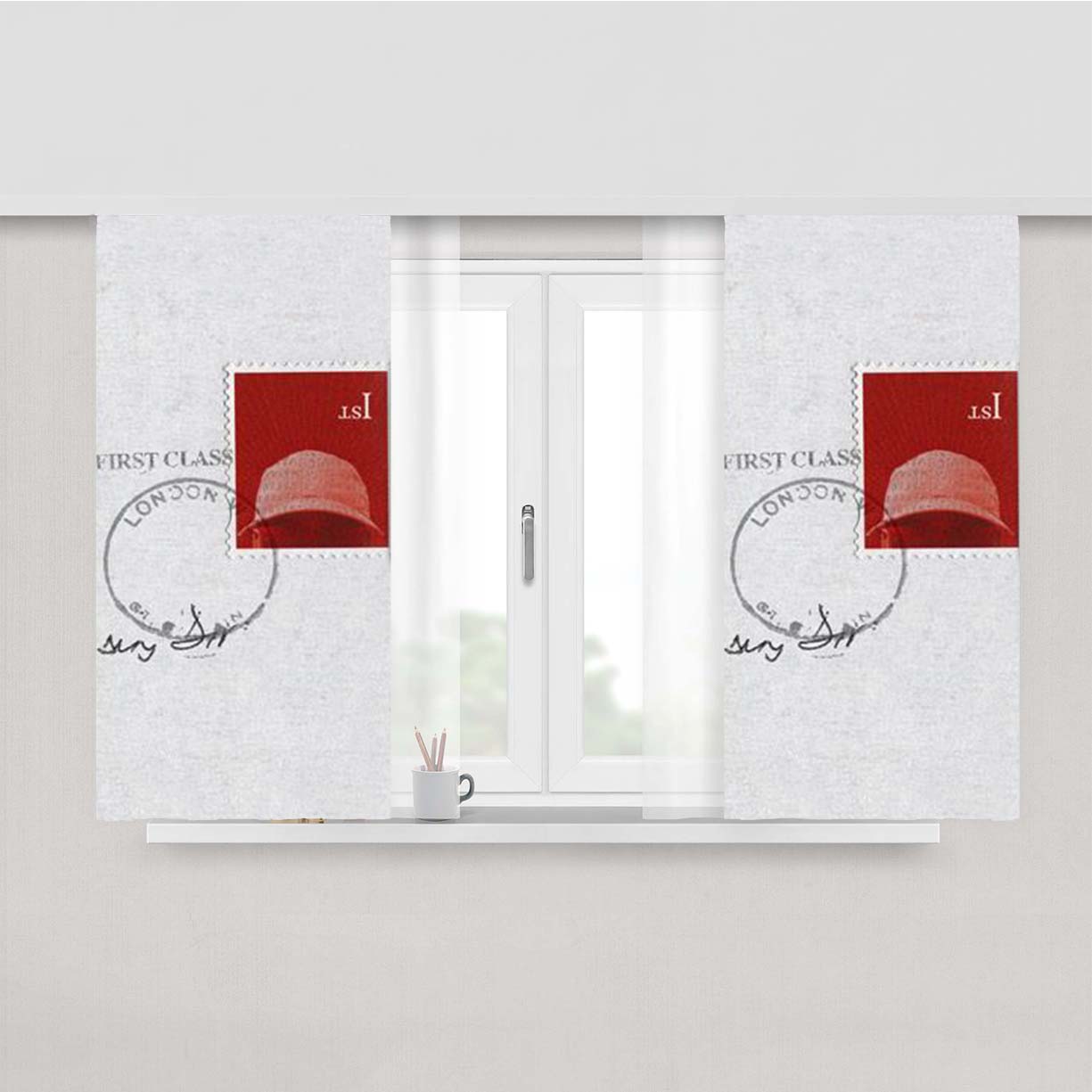 Skepta Konnichiwa Peach Skin Window Curtains