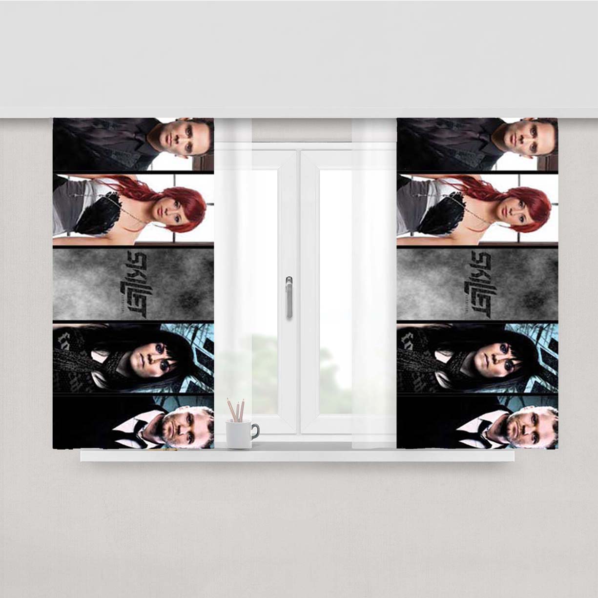 Skillet Group Peach Skin Window Curtains