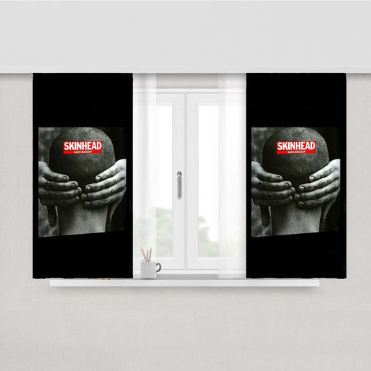 Skinhead Oi Hardcore Punk Peach Skin Window Curtains