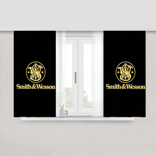 Smith And Wesson Icon Peach Skin Window Curtains