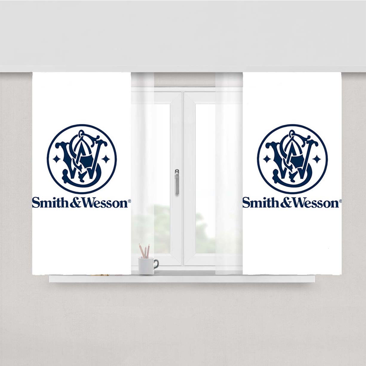 Smith And Wesson New Peach Skin Window Curtains