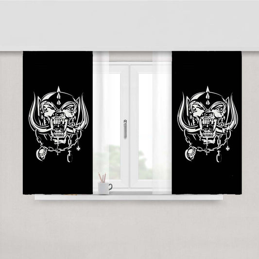 Snaggletooth Peach Skin Window Curtains