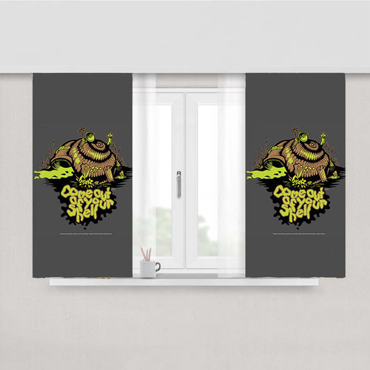 Snailface Peach Skin Window Curtains