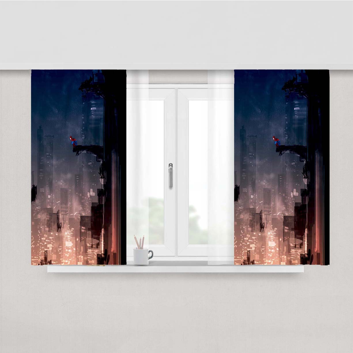 Some Awesome Spide Peach Skin Window Curtains