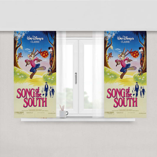 Song Of The South Peach Skin Window Curtains