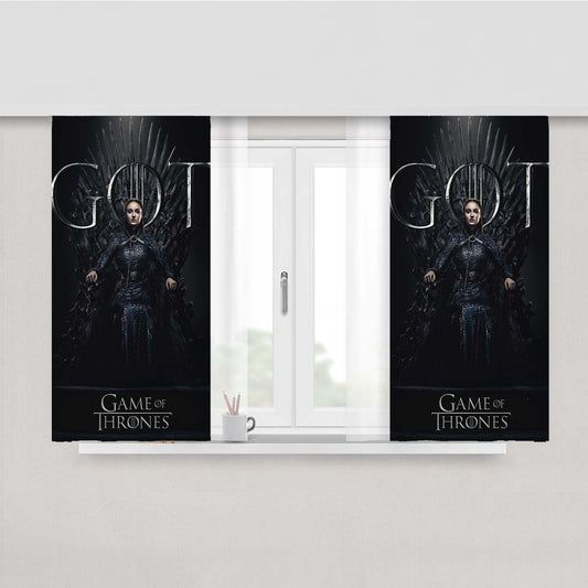 Sophie Turner Game Of Thr Peach Skin Window Curtains