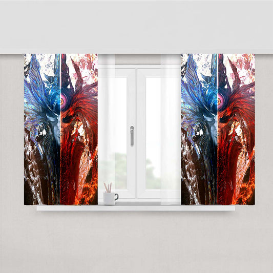 Soul Edge And Soul Calibur Sword Peach Skin Window Curtains
