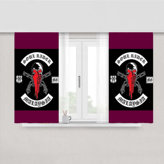 Soul Rider Malaysia Peach Skin Window Curtains