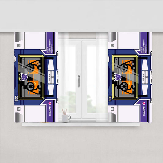 Soundwave Transformers Cass Peach Skin Window Curtains