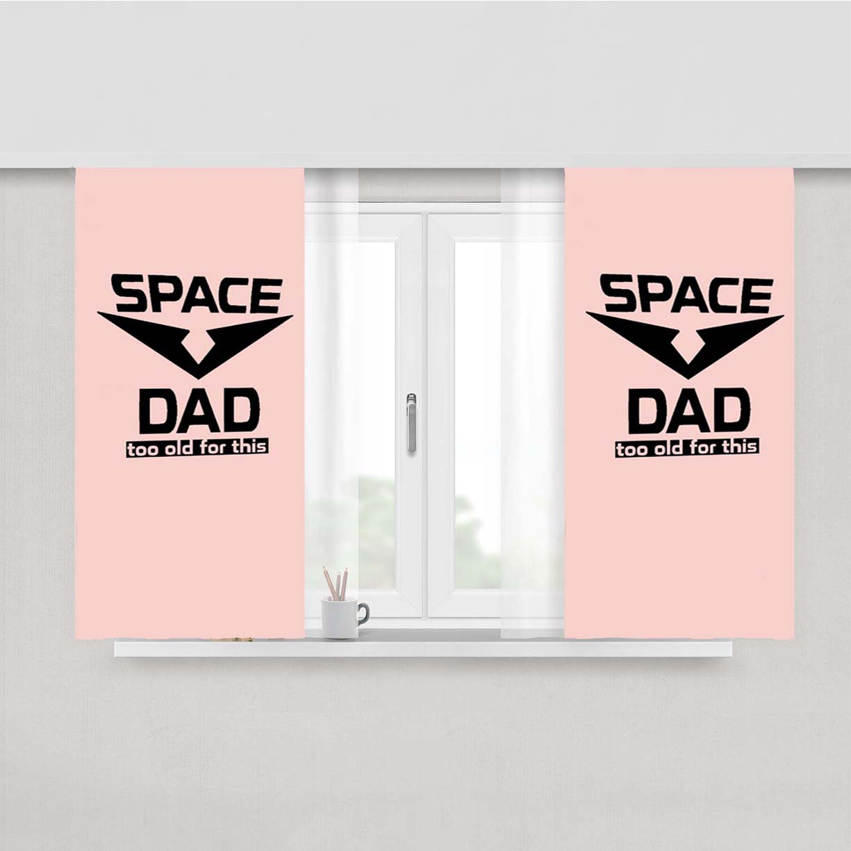 Space Dad Voltron Tv Shows Tumblr Legendary Defender Animation Pink Peach Skin Window Curtains