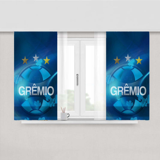 Sport Football Gremio Peach Skin Window Curtains