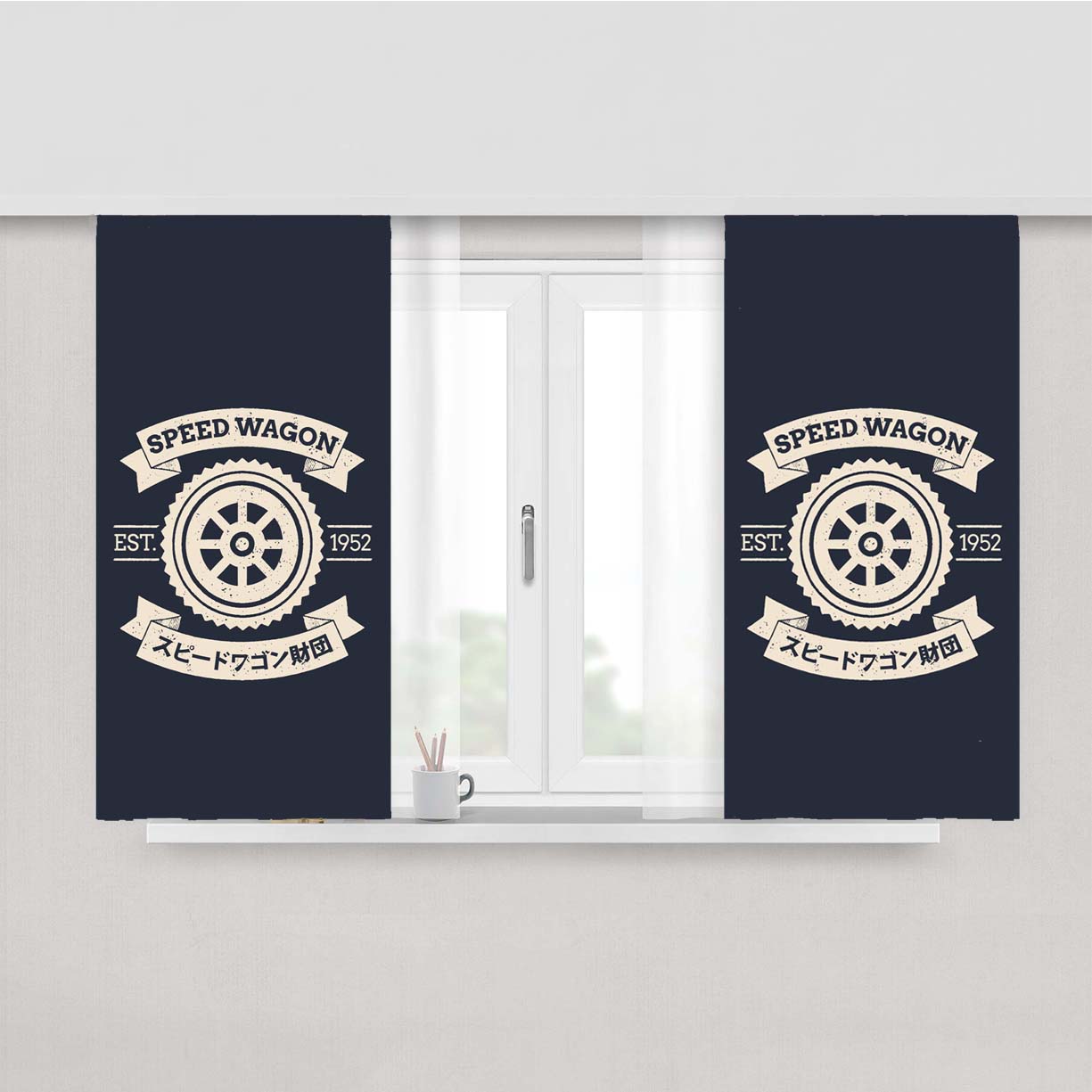 Spw - Speed Wagon Foundation Peach Skin Window Curtains