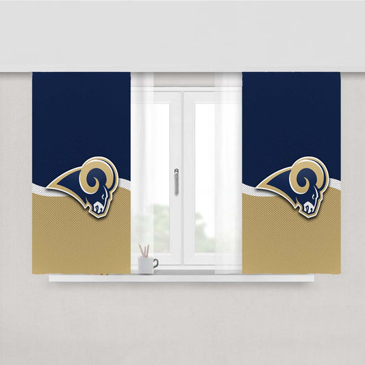St Louis Rams Logo Jersey Peach Skin Window Curtains