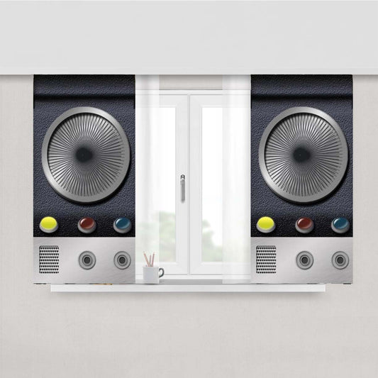 Star Trek Communicator Peach Skin Window Curtains