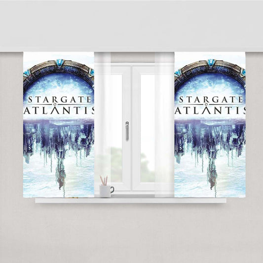Stargate Atlantis Reflect Peach Skin Window Curtains